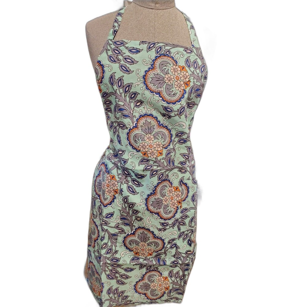 Vera Bradley Apron Full Fan Flowers Pattern  New with Tags Free Ship